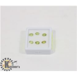 #105-NATURAL GREEN PERIDOT GEMSTONE 5.0CT
