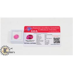 #72- GENUINE PINK SAPPHIRE GEMSTONE  8.85CT