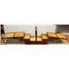 Image 1 : VINTAGE ACCORDION SEWING BOX ( MISSING 1 KNOB )