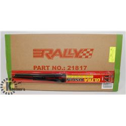 LOT OF 12 NEW 17" FLEX WIPER BLADES