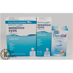 BAG OF EYE SOLUTION AND EYE WASH