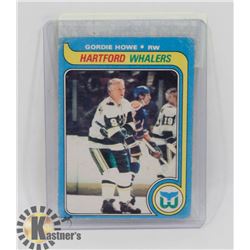 GORDIE HOWE 79-80 OPEECHEE CARD.