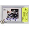 Image 1 : FLEER HENRI RICHARD AUTOGRAPHED HOCKEY CARD.