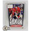 Image 1 : CHRISTIAN LAFLAMME CHICAGO BLACKHAWKS SIGNED CARD.