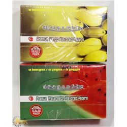 TWO BOXES OF FLAVOURED ROLLING PAPERS