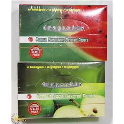 TWO BOXES OF FLAVOURED ROLLING PAPERS