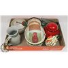Image 1 : POTTERY, ENAMEL, GLASSWARE & MORE