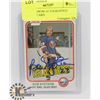 Image 1 : BOB NYSTROM AUTOGRAPHED HOCKEY CARD