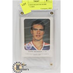 1981-1982 RED ROOSTER MARK MESSIER CARD.