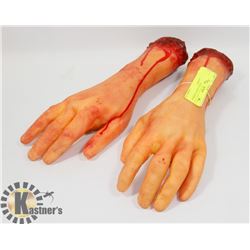 PAIR OF NEW HALLOWEEN HORROR BLOODY HANDS