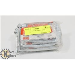 SET OF 4 NEW BESSEY 2-1/2" C- CLAMPS