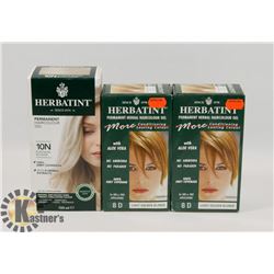 BAG OF ASST HERBATINT PERMANENT HERBAL HAIR COLOR