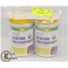 Image 1 : LOT OF 2 RENEW LIFE ORGANIC CLEAR FIBRE POWDER