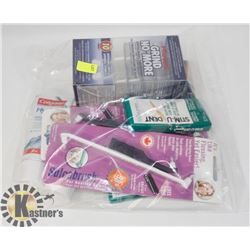 BAG OF ORAL HYGIENE PRODUCT AND MORE