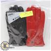Image 1 : 2 PACK LADIES LEATHER GLOVES SZ LARGE