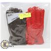 Image 1 : 2 PACK LADIES LEATHER GLOVES SZ LARGE