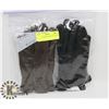 Image 1 : 2 PACK LADIES LEATHER GLOVES SZ MED
