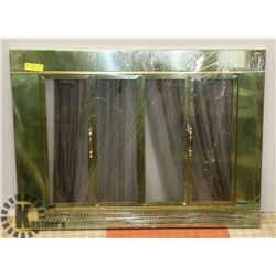 28X36 GOLD FIREPLACE FACE.