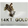 Image 1 : 14K YELLOW GOLD DIAMOND PENDANT