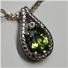 Image 1 : SILVER PERIDOT NECKLACE