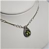 Image 2 : SILVER PERIDOT NECKLACE