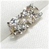 Image 1 : 14K WHITE GOLD DIAMOND EARRINGS