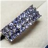 Image 3 : SILVER TANZANITE RING