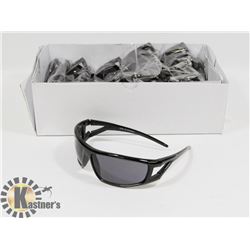 BOX OF BLACK DESIGNER SUNGLASSES