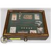WOODEN BOX W/ 3D GOLF DISPLAY TOP