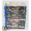 LOT OF 17 ASSORTED BLU RAYS