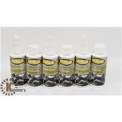 6 BOTTLES OF HYDZ LEATHER CLEANING PRODUCT