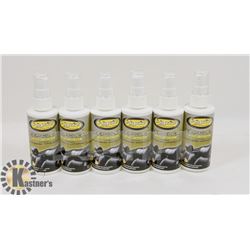 SIX BOTTLES OF HYDZ LEATHER CLEANING PRODUCT