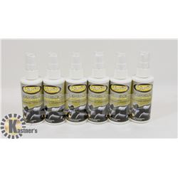 SIX BOTTLES OF HYDZ LEATHER CLEANING PRODUCT