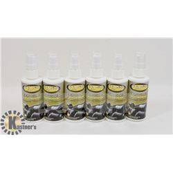 SIX BOTTLES OF HYDZ LEATHER CLEANING PRODUCT