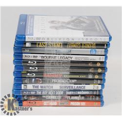 BUNDLE OF 12 BLU-RAY DVDS