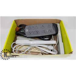 FLAT OF POWER BARS: INCLUDES A BELKIN 10 PLUG