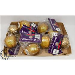 9 HUDSON BAY CO SEALED CHRISTMAS ORNAMENTS