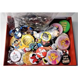10)  LOT OF OVER 50 BADGES INCLUDING