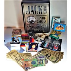 19) JACK DANIELS COMMEMORATIVE TIN AND