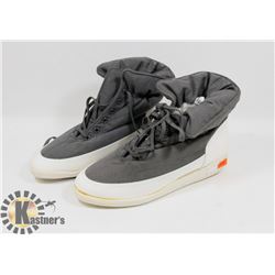 NEW GIRLS GREY/WHITE KIDS SIZE 7 WINTER SHOES