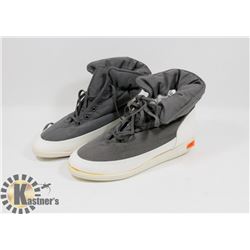 NEW GIRLS GREY/WHITE KIDS SIZE 8 WINTER SHOES