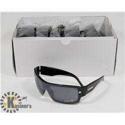 BOX OF BLACK DESIGNER SUNGLASSES