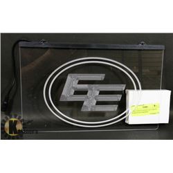 NEW LIGHTED NEON LED "GREEN" EDMONTON ESKIMOS