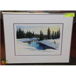 "SPRING BREAK, JASPER PARK" FRAMED PRINT