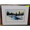 Image 1 : "SPRING BREAK, JASPER PARK" FRAMED PRINT