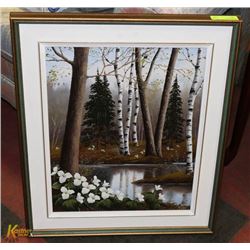 FRAMED PAINTED SIGNED BY ARTIST