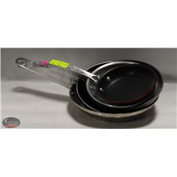 GROUP OF 5 ASSORTED FRYING PANS-HD ALUMINUM