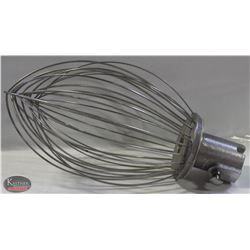 NEW HOBART 40 QUART 'D' WIRE WHIP WHISK S/S