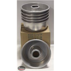 LOT OF 6 NEW ANGEL FOOD CAKE PANS