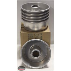 LOT OF 6 NEW ANGEL FOOD CAKE PANS